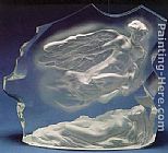 The Vision of St Romuald Paintings - Winged Vision by Frederick Hart